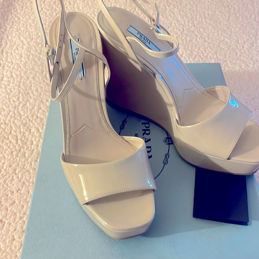 Prada wedges